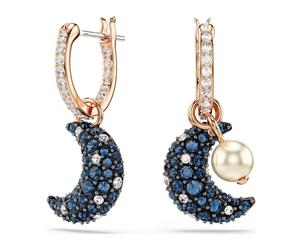 Swarovski, ,Accessories ,Donna ,Multicolore ,ONE SIZE Orecchini da Donna Design Lunare Asimmetrico Multicolore Oro Rosa Sublima 5671569