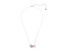 Swarovski Pendente Lifelong Bow, Fiocco, Rosa, Placcato rodio