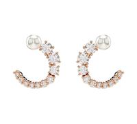 Swarovski, ,Accessories ,Donna ,Rosa ,ONE SIZE Orecchini Cerchio Donna Bianco Matrix 5692264