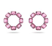 Swarovski, ,Accessories ,Donna ,Rosa ,ONE SIZE Orecchini Millenia Taglio Ottagonale