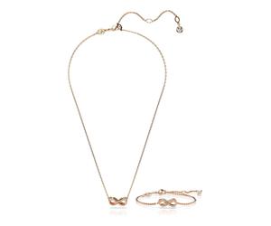 Swarovski, ,Accessories ,Donna ,Rosa ,ONE SIZE Set Collana e Bracciale Hyperbola
