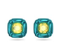 Swarovski, ,Accessories ,Donna ,Verde ,ONE SIZE Orecchini Cushion Cut Dulcis