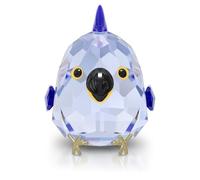 Swarovski All you Need are Birds Macao Pappagallo, Oggetto Decorativo con CristalliSwarovski e Metallo, Azzurro