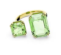 Swarovski Lussuoso anello aperto con cristalli verdi Millenia 5619626 55 mm