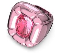 Swarovski Anello cocktail Dulcis, Cristalli taglio Cushion, Rosa