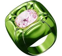 Swarovski Anello cocktail Dulcis Taglio Cushion Verde Taglia 55