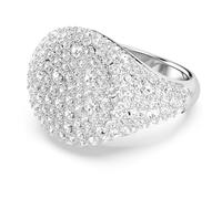 Swarovski Anello cocktail Meteora, Bianco, Placcato rodio