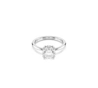 Swarovski Anello cocktail Stilla, Taglio Round, Bianco, Placcato color argento