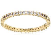 Swarovski Anello da Donna Placcato Oro, con Cristalli in Vetro Trasparente, 50289, Placcato Oro, 58 (18.5), cod. 5028973