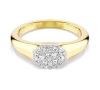 Swarovski Anello Dextera, Taglie miste, Bianco, Bagno tono oro