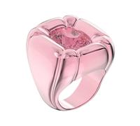 Swarovski Anello cocktail Dulcis, Cristalli taglio Cushion, Rosa