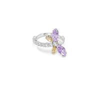 Swarovski x Ariana Grande Anello con motivo, Taglio misto, Libellula, Placcato rodio