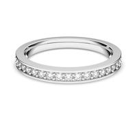 Swarovski - Anello in metallo con cristallo swarovski, Donna, 12