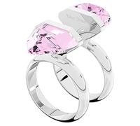Swarovski Anello Lucent, Magnetico, Rosa, Placcato rodio