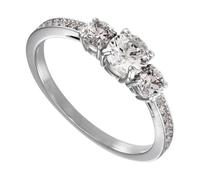 Swarovski - Anello Trilogy - - Accessories - Donna - Bianco - ONE SIZE