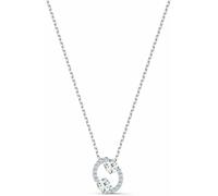 Swarovski Autentico Tennis Deluxe Mixed Strandage, Bianco, Placcato In Rodio