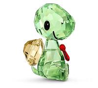 Swarovski Baby Animals - Statuina in cristallo, 3,8 x 2,1 x 2,7 cm, colore: Verde/oro/Rosso