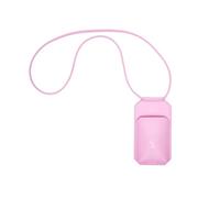 Swarovski Borsa a tracolla per cellulare con 2 tasche per carte di credito sul retro, colore rosa, rosa, One Size