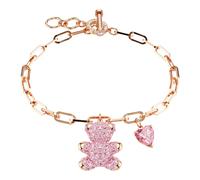 Swarovski - Bracciale a Maglie Orsetto Rosa Teddy - - Accessories - Donna - Giallo - ONE SIZE