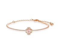 Swarovski - Bracciale Clover Oro Rosa e Rosa - - Accessories - Donna - Rosa - ONE SIZE