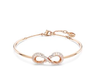 Swarovski - Bracciale Donna Hyperbola Infinity Bianco Oro Rosa 5679443 - - Accessories - Donna - Rosa - ONE SIZE