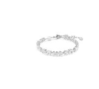 Swarovski Bracciale Mesmera, Tagli misti, bianco, Placcatura rodio