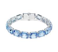 Swarovski Braccialetto 'Millenia' blu chiaro / argento, Taglia One Size