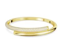 Swarovsky 5674980 Bracciale rigido Dextera Chiusura magnetica Bianco Plac. Oro