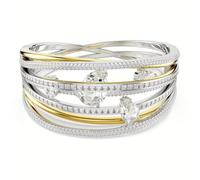 Swarovski Bracciale rigido Hyperbola, Cristalli, Mix di placcature, Zirconia