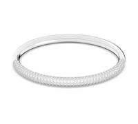 Swarovski Bracciale Rigido Stone, Bianco, Acciaio Inossidabile