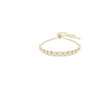 Swarovski Bracciale tennis Imber, tagli rotondi misti, bianco, placcato color oro