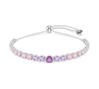 Swarovski Bracciale Tennis Matrix, Sfumatura di tagli Round, Multicolore, Placcato rodio