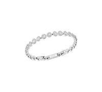 Swarovski 5071173 Braccialetto Angelic Rotondo, Bianco, Placcato rodio