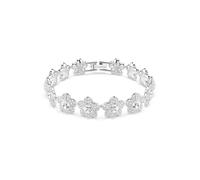 Swarovski x Ariana Grande Braccialetto, Taglio Round, Fiore, Bianco, Placcato rodio