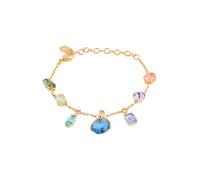 Swarovski Braccialetto Gema - Taglio misto, cristalli pendenti, multicolore, placcato oro - Donna