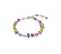 Swarovski Braccialetto 'Gema' giallo / lime / magenta / argento Donna Swarovski One Size