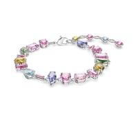 Swarovski Braccialetto 'Gema' giallo / lime / magenta / argento, Taglia One Size