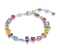 Swarovski Braccialetto 'Gema' giallo / lime / magenta / argento, Taglia One Size