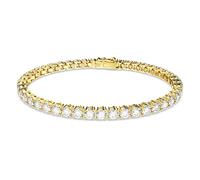 BRACCIALE MATRIX TENNIS TAGLIO TONDO ORO S SWAROVSKI