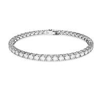 BRACCIALE TENNIS TAGLIO TONDO BIANCO M DONNA SWAROVSKI