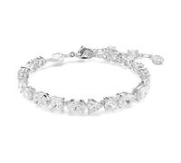 Swarovski Braccialetto morbido mesmera, bianco, rodio lucido