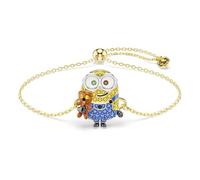 Swarovski Braccialetto Minions Bob, Pavé, Multicolore, Placcato color oro
