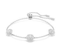 Swarovski Braccialetto Una Angelic, Taglio Round, Motivi a doppia faccia, Bianco, Placcato rodio