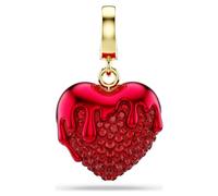 Swarovski Charm Idyllia Taglio Round, Cuore, Rosso, Placcato color oro, 5742994