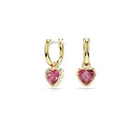 ORECCHINI PENDENTI CHROMA CUORE ROSSI SWAROVSKI