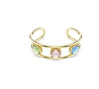 Swarovski Bracciale Chroma, taglio a cuscino, verde, placcato color oro
