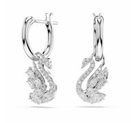 Swarovski Cigno Collezione, Mixed Cuts, Cigno, Bianco, Placcato rodio