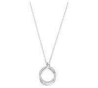 Swarovski Ciondolo da donna Exact di forma rotonda placcato rodio bianco - 5528922, Misura unica, Placcato al rodio, Cristallo