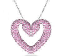 Swarovski Una Donna Cristallo Rosa Placcato IN Rodio Collana 5631931