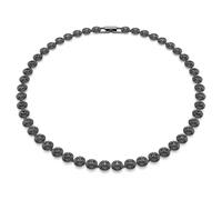 Collana Swarovski Una Angelic nera rutenio 5709412